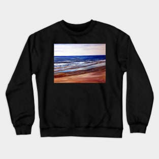 Snettisham Beach Norfolk on the East Coast of UK Crewneck Sweatshirt